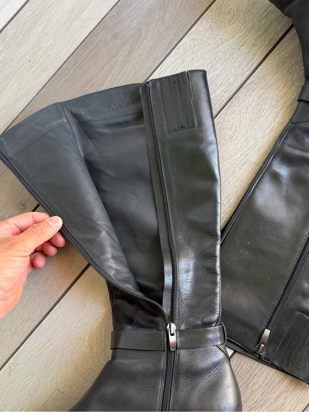 Via Spiga knee-high leather boots - Women’s